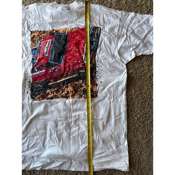 Vintage Marlboro Adventure Team 4x4 White USA Made Single Stitch XL Pocket Tee - Picture 8 of 8